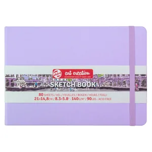 Sketchbook "Royal Talens Art Creation" A5/80 sheets. /029/ 140g/m2, Pastel Violet (1/60)