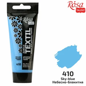 ACRYLIC for fabrics "ROSA TALENT" /410/ Sky blue, 60ml (1/4)