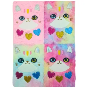 Fluffy notepad A5/80 "JO" /MRB2339-3/ "Kitten" 80g, mix (1/60/120)