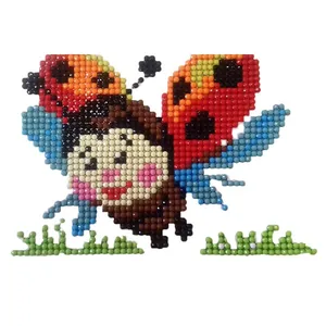 Set for creativity with rhinestones (sticker) "Go to art" /188401/ "Ladybug" 17*12 cm (1/5)