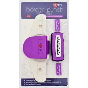 Border hole punch "Santi" /240160/ with "Kruzhochki" press (1/12/72)