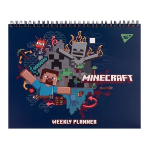 Планінг 25*20см "Yes" /252181/ "Minecraft", спіраль, 52 арк. (5/50)