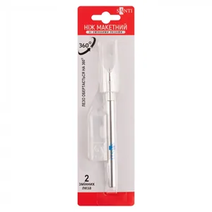 Model knife for design work "Santi" /954608/ with replaceable blades, 2 pcs., rotary (1/24/288)