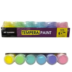 Фарба темперна "Art rangers" /PT11C.06015.A/ 6 кол.*15мл TEMPERA PAINT (Pastel color) (1/6/48)