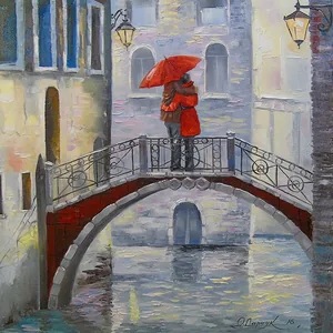 Diamond mosaic "Go to art" /177155/ "Romantic Venice" 30*30cm