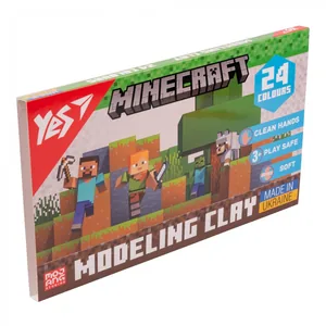 Plasticine 24 pcs. 480g "YES" /540682/ "Minecraft" (1/14)