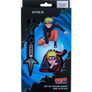 Набір нашивка та підвіска "Kite" /NR24-3010-2/ на липучці, 2 шт., 3010-2 Naruto Shippuden (66923) (1/176)