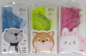 Set of rulers "Flex" /ZH-2315/ "Nelomayka" 4 items (line - 15 cm, triangle - 2 pcs., protractor) "Animals" PVC (1/35)