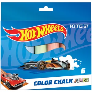 Крейда кольорова 6кол. "Kite" /HW24-073/ Jumbo "Hot Wheels" (1/20/60)