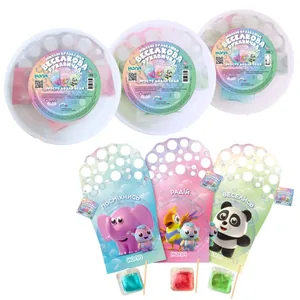 Soap bubbles "Nola" /321/ rainbow glove with plastic container - just add water, 200ml (1/36)
