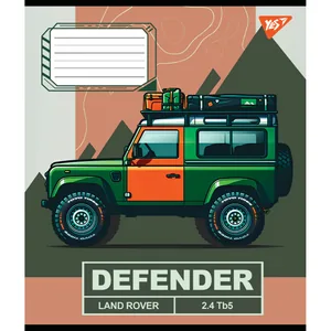 Student's notebook "YES" 24 sheets # /767291/ "Off road vehicle" (20/320)
