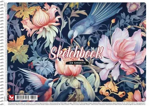 Drawing album "Schoolboy" A4/30 sheets/PB-SC-030-8007/ spiral, 120g/m2, UV varnish (9/63)