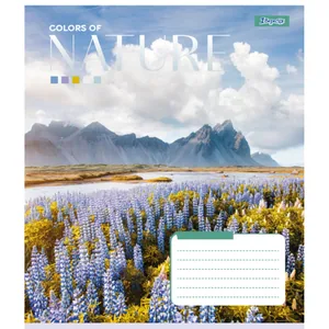 Student's notebook "1B" 48 sheets == /767378/ "Colors of nature" (10/200)