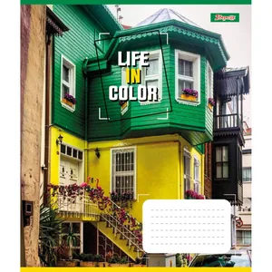 Student's notebook "1B" 48 sheets == /767380/ "Life in colors" (10/200)