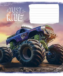 Зошит уч. "Школярик" 18арк.== /3287L/ "Offroad masters" ВД-лак (хлопчик) (25/250)