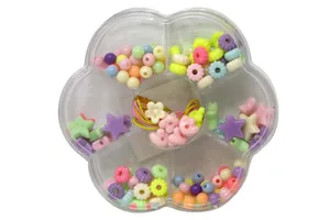 Set for creativity "WB" /13962/ neon beads for needlework in a box Flower (1/12)