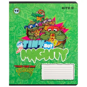 Зошит уч. "Kite" 12арк.# /NT24-232/ гібр. лак + УФ лак, TMNT Mutant Mayhem (2023 Movie) (25/600)