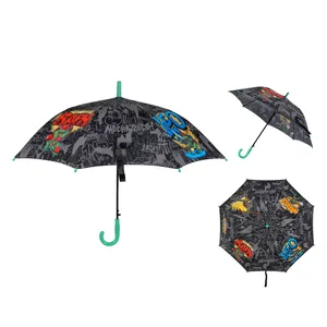 Children's umbrella "Kite" /NT25-2001/ diameter 48.5 cm, cane length 68 cm, TMNT Tales of the TMNT (1/12)