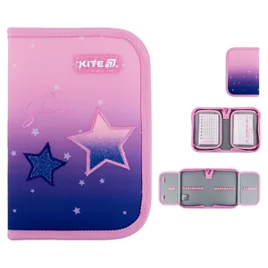 Pencil case "Kite" /K25-622-1/ 1 compartment, 2 compartments, without filling 622 Sparkling (1/48)