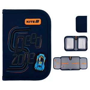 Pencil case "Kite" /K25-622-4/ 1 compartment, 2 compartments, without filling 622 Speed Zone (1/48)