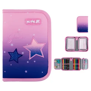 Pencil case "Kite" /K25-622H-1/ 1 compartment, 2 compartments, filled with 622H Sparkling (1/42)
