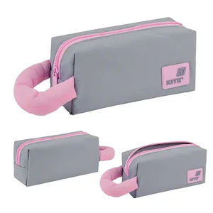 Pencil case "Kite" /K25-2703-2/ 2703-2 gray-pink (1/50)
