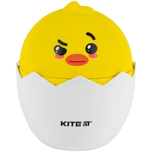 Desktop waste container "Kite" /K24-009-3/ yellow, 16x21 cm (1/8)