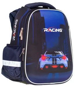 Ранець-рюкзак "CLASS" /2515C/ SchoolCase 2 відділення, 39х28х21см, "Racing"