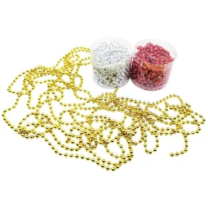 Christmas tree decoration /XY-04-B-6M/ NECKLACE 6mm*6m, mix