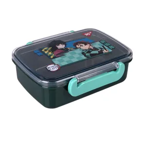 "YES" Food Container /708273/ "Demon Slayer" 420ml Green (1/12/72)