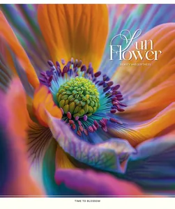 Student's notebook "Schoolboy" 60 sheets == /3456L/ "Sun Flower" UV varnish (girl) (10/80)