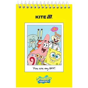 Sketchbook A6/48 sheets. "Kite" /SB25-196/ layer. spiral SpongeBob SquarePants (1/20)