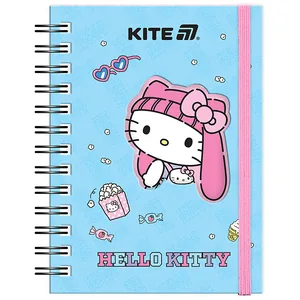 Notebook A6/80 sheets. "Kite" /HK25-229-1/ cutout, spiral Hello Kitty (1/50)