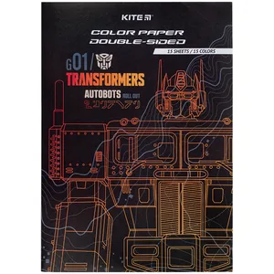 Colored paper "Kite" /TF24-250/ double-sided A4/(15 sheets/15 rolls) Transformers (1/50)