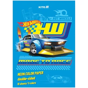 Colored paper "Kite" /HW24-252/ neon A4/(10 sheets/5 rolls) Hot Wheels (1/50)