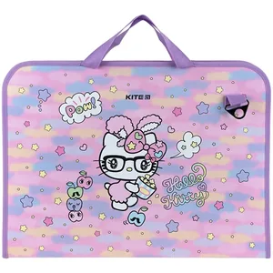 Портфель А3+ на блискавці "Kite" /HK24-411/ 1 відділ, Hello Kitty (1/18)