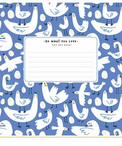 Student's notebook "Star" 12 sheets # /3488K/ VD varnish (30/360)