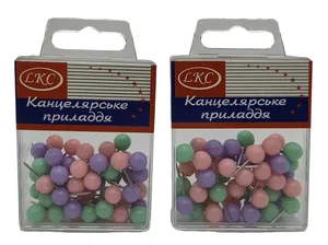 Кнопка-Цвях декор /2505/ "Куля 0,8см" кор.пласт, 50шт  (1/12)