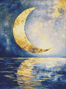 Diamond mosaic "Ideyka" /AMO8211/ "Moon print" 30*40cm