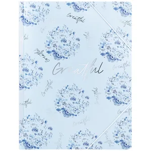A4+ rubber folder "Axent" /1509-45-A/ Turnowsky Flower Symphony-2 (1/12/180)