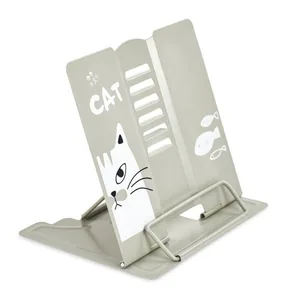 Metal book stand "JO" /DSCN3071-S/ "Cat" 15.2*12.7*15.2cm, mix (1/48/96)