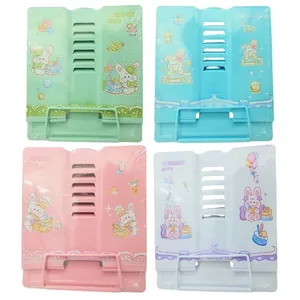 Metal book stand "JO" /555-810B/ "Happy", 21*19*11cm, mix (1/12)