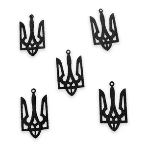 Blank "Diamond handles" /120370/ "Trident", black, 6 cm, 20 pcs in a pack