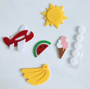 Blank "Diamond handles" /120835/ with velcro "Summer", 5 pcs in a pack.