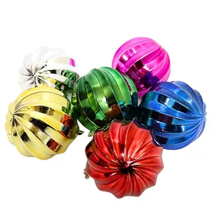 Set of Christmas balls "JO" /DSCN0571-5/ "Embossed" 5 cm, 6 pcs. (1/192)