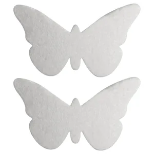 Styrofoam blank "SANTI" /743096/ "Butterfly" 2 pcs/pack, 16 cm flat (1/12)