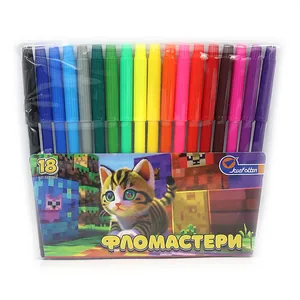 Felt-tip pens "JO" 18 col. /828-18L/ "Kitten" PVC (1/12/144)