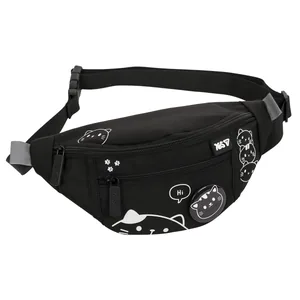 Сумка на пояс "YES" /550553/  SP-36 Black Cat 26*12*6см (1/50)