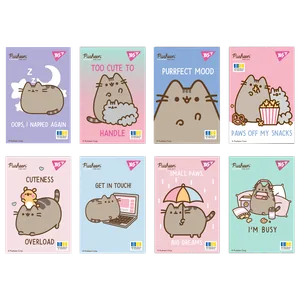 Блокнот А7/48 # склейка "YES" /152111/ Pusheen (1/40/320)