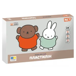 Plasticine 24 pcs. 480g "Yes" /540722/ "Miffy" (1/14)